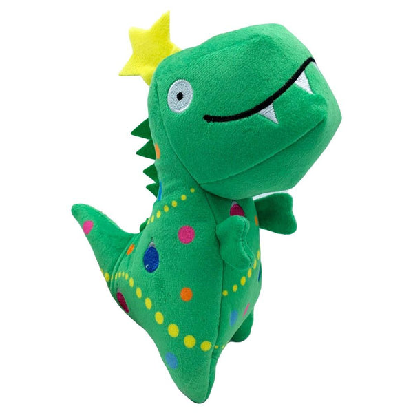 Huxley & Kent Power Plush Tree Rex Dino Dog Toy