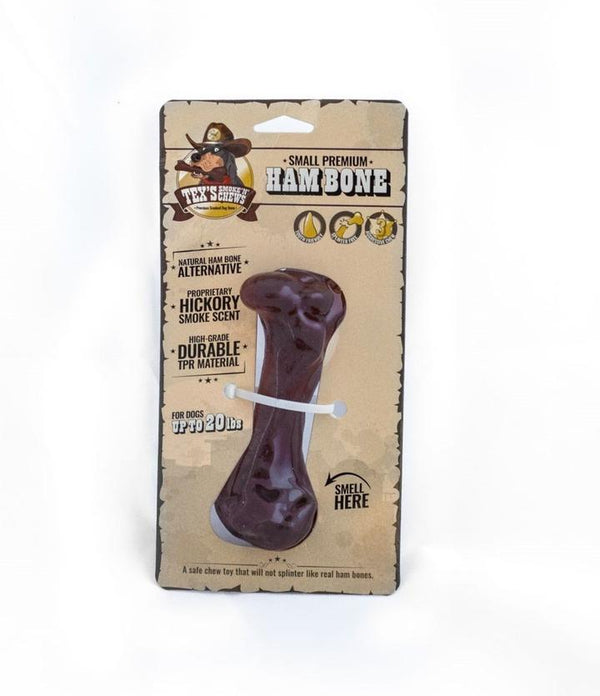 TEX'S Smoke'N'Chews Jouet os de jambon pour chien