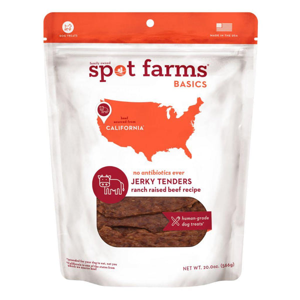 Spot Farms Basics Beef Jerky Tenders Dog Treats