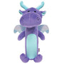 foufouBRANDS Jouet pour chien Dragon en peluche Cruncher, Violet