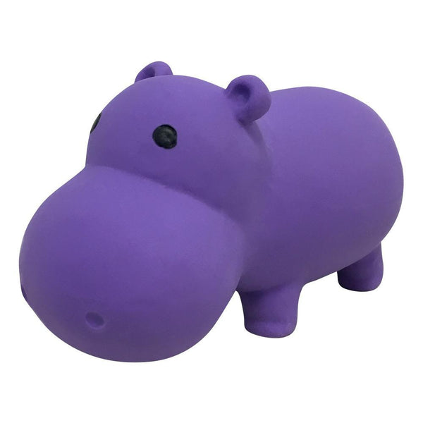foufouBRANDS fouFIT Zoo Chew 2 Jouet pour chien en latex Hippo (Hippopotame)