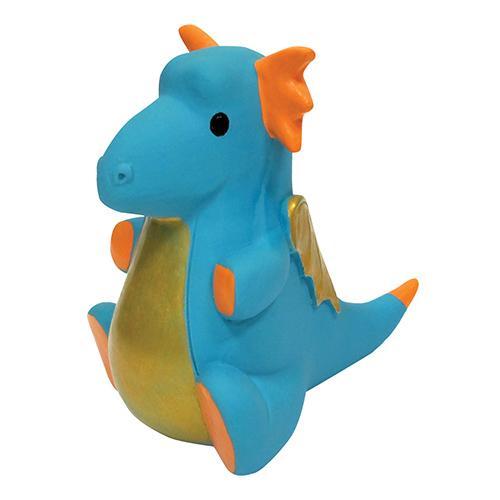 foufouBRANDS Jouet à mâcher Dragon en latex, Bleu