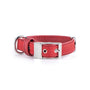 MyFamily Bilbao Synthetic Fiber Dog Collar, Red