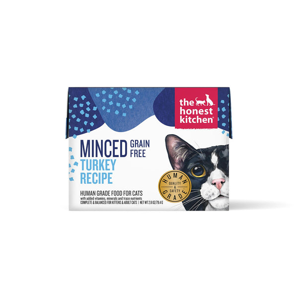 The Honest Kitchen Minced Turkey in Bone Broth Gravy Wet Cat Food