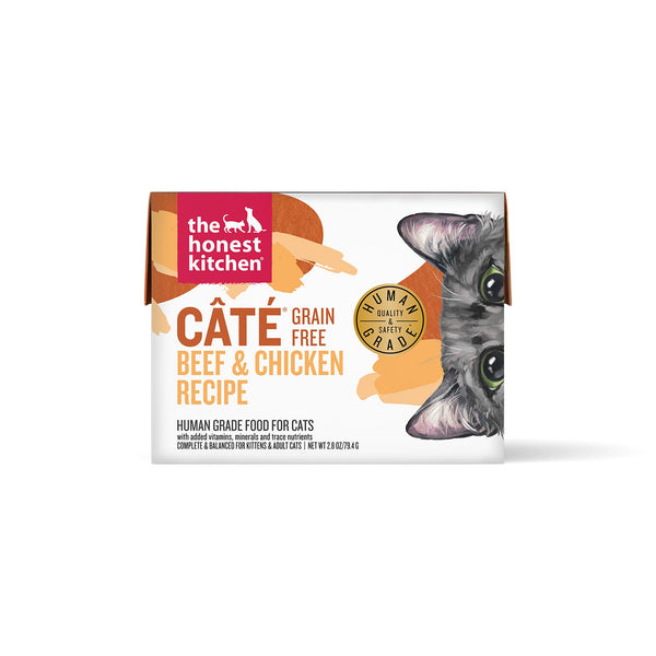 The Honest Kitchen Cate Beef & Chicken Pate Grain-Free Wet Cat Food