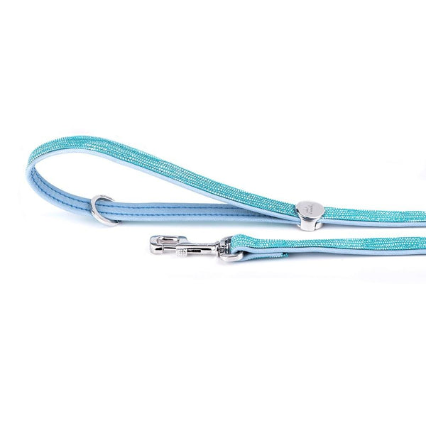 MyFamily Saint Tropez Leatherette Dog Leash, Turquoise