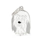MyFamily Bearded Collie Médaille d'identification pour animaux de compagnie
