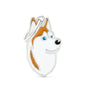 MyFamily Siberian Husky Médaille d'identification pour animaux de compagnie, blanc/marroon