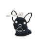 MyFamily bouledogue français Médaille d'identification pour animaux de compagnie, noir