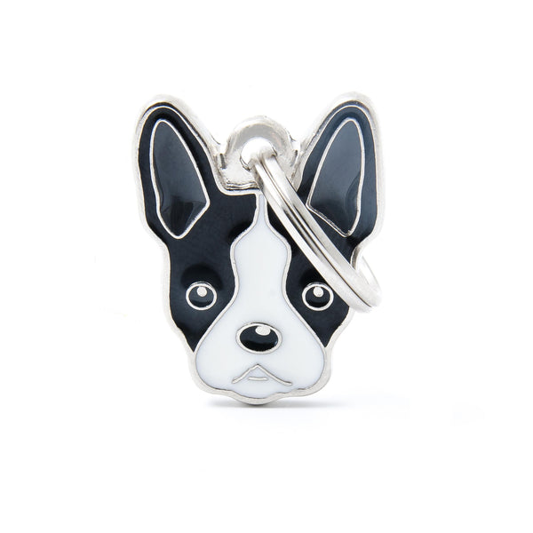MyFamily Friends Boston Terrier Pet ID Tag, Medium