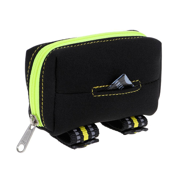 DOOG Walkie Pouch Dog Poop Bag Dispenser, Neon Bolt Black/Yellow