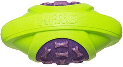 Hero Dog Outer Armor Football Dog Toy, Purple
