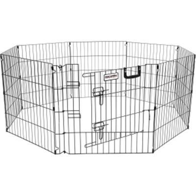 Precision Ultimate Boxed Ex-Pen for Dogs, Black