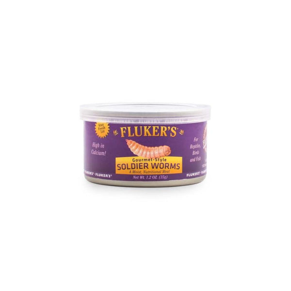 Fluker's Gourmet Canned Soldierworms Reptile Food