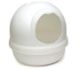 Booda Dome Bac à litière pour chats, Blanc perle