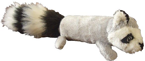 Jouet en peluche raton laveur Petlou EZ pour chien