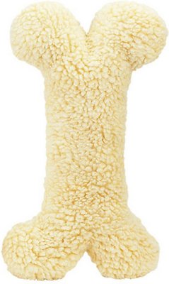 Jouet en peluche os en polaire Petlou pour chien