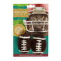 Dharma Dog Karma Cat Jouet en laine ballon de football, lot de 2