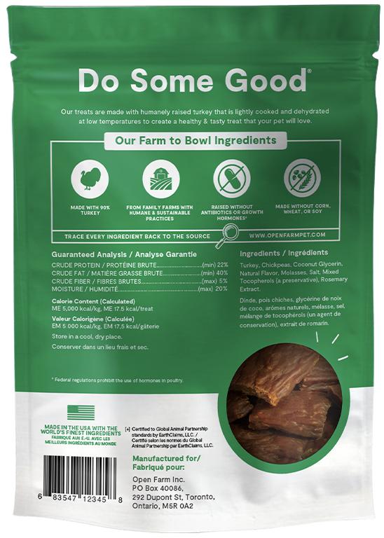 Open Farm Dehydrated Turkey Dog Treats