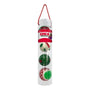 KONG Holiday Occasions Balls Jouet pour Chien Rouge/Vert Taille M
