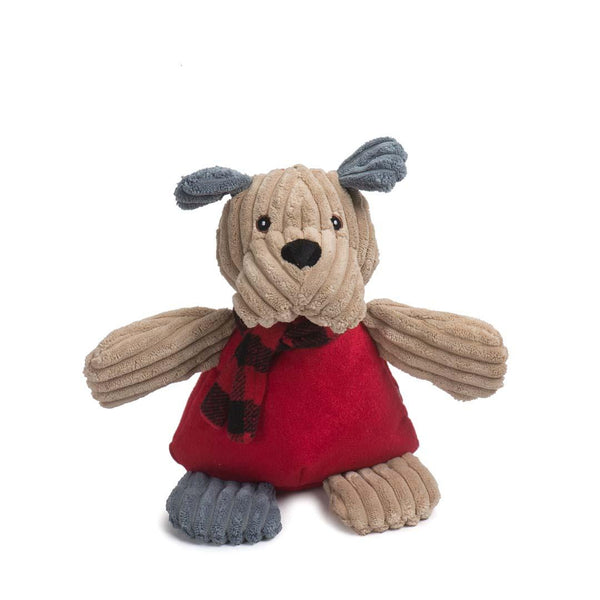 HuggleHounds Fireside Collection Chubbie Buddie Bully Dog Toy
