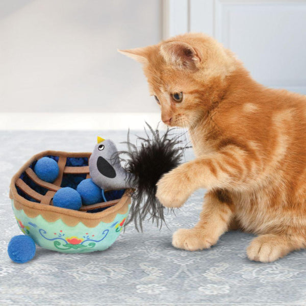 KONG Cat Puzzlements Pie Cat Toy