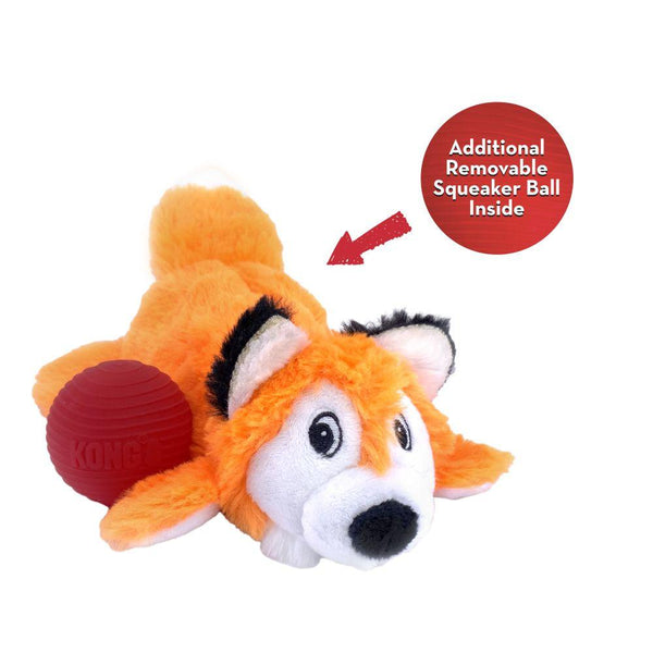 KONG Cozie Pocketz Fox Dog Toy