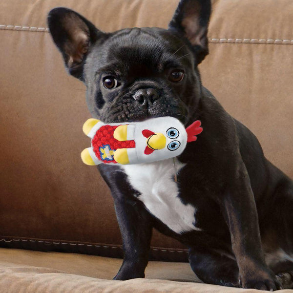 KONG Huggz Farmz Chicken Dog Toy