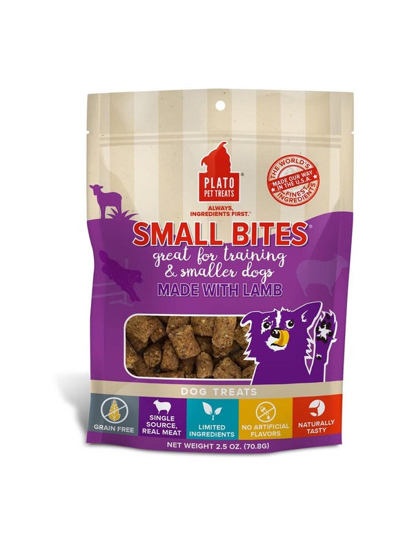Plato Small Bites Lamb Dog Treats
