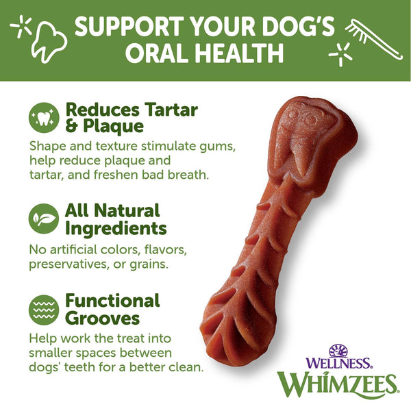 Gâteries pour chiens Whimzees Natural dentaire Chews petite race Value Box