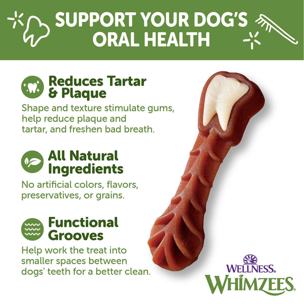Whimzees Natural dentaire Chews Boîte de gâteries pour chiens de grande race