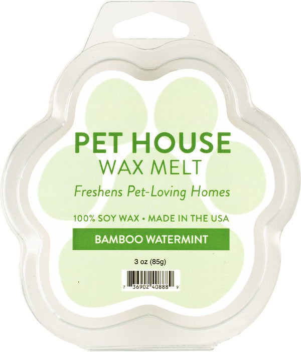 Pet House Year Round Wax Melts, Bamboo Watermint, 3-oz