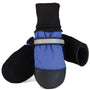 Muttluks Original Fleece-Lined Dog Boots, Blue, Set of 4