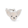 MyFamily Chihuahua Médaille d'identification pour animaux de compagnie, crème