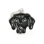 MyFamily Flat Coated Retriver Médaille d'identification pour animaux de compagnie