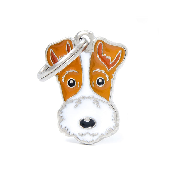 MyFamily Friends Fox Terrier Pet ID Tag, Medium