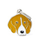 MyFamily Foxhound Médaille d'identification pour animaux de compagnie