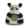 Dharma Dog Karma Cat Nid en laine Panda Cave, noir/blanc