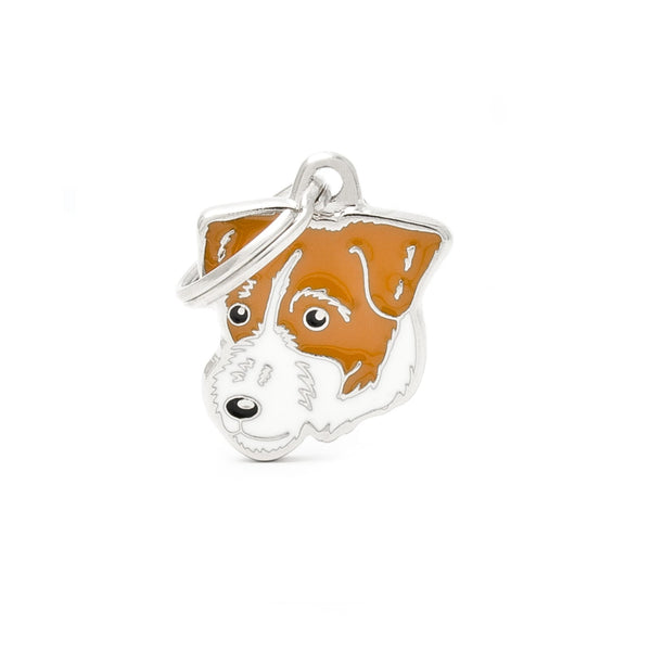 MyFamily Friends Jack Russel Broken Pet ID Tag, Medium