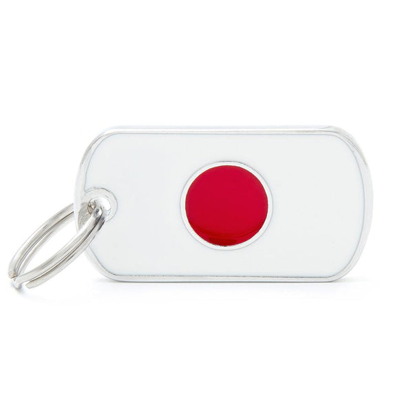 MyFamily Flags Japanese Pet ID Tag, Medium