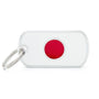 MyFamily drapeau japonais Médaille d'identification pour animaux de compagnie