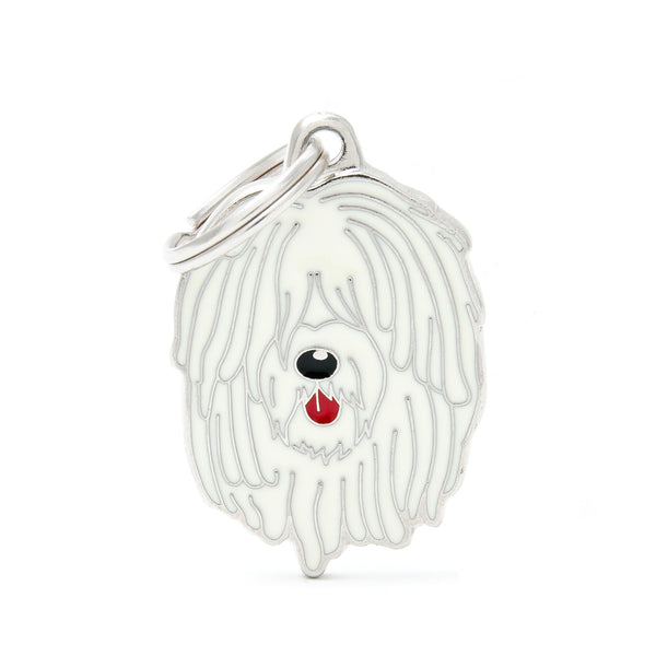 MyFamily Komondor Médaille d'identification pour animaux de compagnie