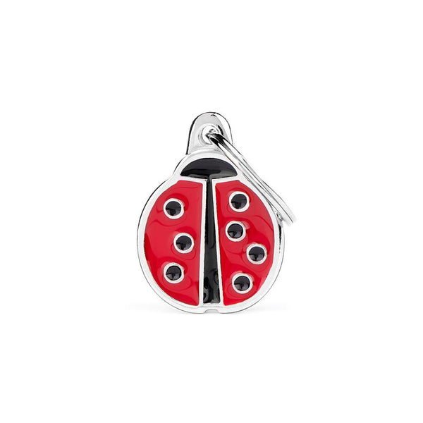 MyFamily Charms Ladybug Pet ID Tag, Medium