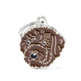MyFamily Romagna d'eau Lagotto Romagnolo Médaille d'identification pour animaux de compagnie, marroon