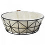 BeOneBreed Metal Wire Basket with Cushion for Pets