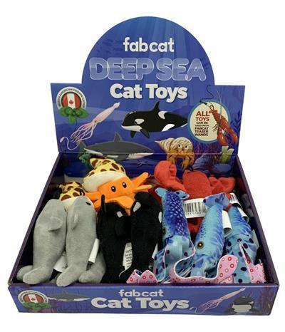fabdog fabcat Deep Sea Cat Toy