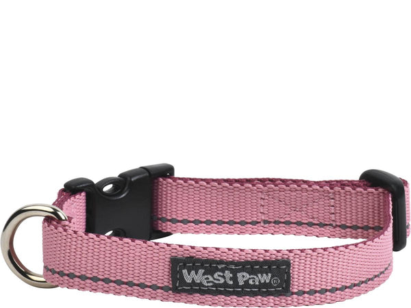 West Paw Strolls Dog Collar, Rose
