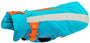 RC Pets Vortex Parka Dog Coat, Teal/Orange