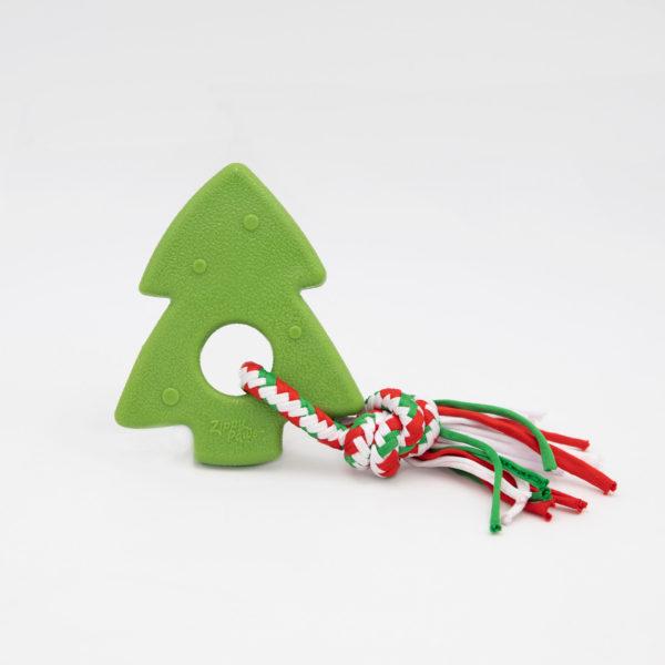 ZippyPaws Holiday ZippyTuff Teetherz Christmas Tree Dog Toy