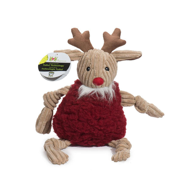 HuggleHounds Knottie Reindeer Dog Toy